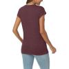 imageAUTOMET V Neck T Shirts for Women Spring Summer Fall Tops Teacher Work Business Dressy Casual Blouses Basic Tees Boho FashionWinered