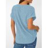 imageAUTOMET Women Tops Summer Sweaters Short Sleeve V Neck Shirts 2025 Spring Fashion Dressy Casual Business Tunic BlousesSkyblue