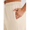 imageAUTOMET Womens Cargo Sweatpants Oversized Fleece Joggers Fall Fashion Outfits Y2k Clothes 2025 with PocketsApricot