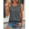 imageAUTOMET Womens Loose Fit Casual Flowy Tank Tops Square Neck Trendy Sleeveless Summer Tops Clothes Outfits 2025Gray