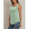 imageAUTOMET Womens Loose Fit Casual Flowy Tank Tops Square Neck Trendy Sleeveless Summer Tops Clothes Outfits 2025Green