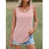 imageAUTOMET Womens Loose Fit Casual Flowy Tank Tops Square Neck Trendy Sleeveless Summer Tops Clothes Outfits 2025Pink