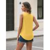 imageAUTOMET Womens Loose Fit Casual Flowy Tank Tops Square Neck Trendy Sleeveless Summer Tops Clothes Outfits 2025Yellow