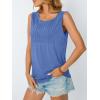 imageAUTOMET Womens Loose Fit Casual Flowy Tank Tops Trendy Sleeveless Summer Tops Clothing Outfits 2025Blue
