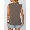 imageAUTOMET Womens Loose Fit Casual Flowy Tank Tops Trendy Sleeveless Summer Tops Clothing Outfits 2025Coffee Grey