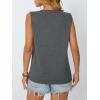 imageAUTOMET Womens Loose Fit Casual Flowy Tank Tops Trendy Sleeveless Summer Tops Clothing Outfits 2025Gray