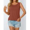 imageAUTOMET Womens Loose Fit Casual Flowy Tank Tops Trendy Sleeveless Summer Tops Clothing Outfits 2025Maple