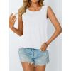 imageAUTOMET Womens Loose Fit Casual Flowy Tank Tops Trendy Sleeveless Summer Tops Clothing Outfits 2025White