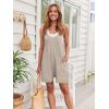 imageAUTOMET Womens Rompers Jumpsuits Summer Vacation Beach Outfits 2025 Shorts Overalls Jumpers Loose Casual Soft Fashion ClothesBeigegrey