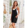 imageAUTOMET Womens Rompers Jumpsuits Summer Vacation Beach Outfits 2025 Shorts Overalls Jumpers Loose Casual Soft Fashion ClothesBlack