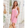 imageAUTOMET Womens Rompers Jumpsuits Summer Vacation Beach Outfits 2025 Shorts Overalls Jumpers Loose Casual Soft Fashion ClothesLightpink