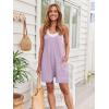 imageAUTOMET Womens Rompers Jumpsuits Summer Vacation Beach Outfits 2025 Shorts Overalls Jumpers Loose Casual Soft Fashion ClothesLightpurple