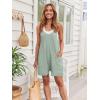 imageAUTOMET Womens Rompers Jumpsuits Summer Vacation Beach Outfits 2025 Shorts Overalls Jumpers Loose Casual Soft Fashion ClothesSage