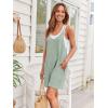 imageAUTOMET Womens Rompers Jumpsuits Summer Vacation Beach Outfits 2025 Shorts Overalls Jumpers Loose Casual Soft Fashion ClothesSage