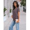 imageAUTOMET Womens Short Sleeve Shirts Dressy Lace Summer Tops 2025 Spring Trendy Casual TShirts Cute Work Outfits BlousesRose Taupe