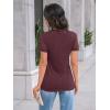 imageAUTOMET Womens Short Sleeve Shirts Dressy Lace Summer Tops 2025 Spring Trendy Casual TShirts Cute Work Outfits BlousesWine Red