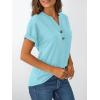 imageAUTOMET Womens Short Sleeve Shirts Henley Dressy Casual Summer Tops 2025 Trendy Blouses Cute TShirts Outfits ClothesSky