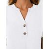 imageAUTOMET Womens Short Sleeve Shirts Henley Dressy Casual Summer Tops 2025 Trendy Blouses Cute TShirts Outfits ClothesWhite