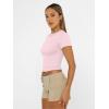 imageAUTOMET Womens Short Sleeve T Shirts Basic Summer 2025 Workout Tops Crew Neck Gym Crop Tops Trendy Y2K ClothesLight Pink