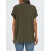 imageAUTOMET Womens Summer Tops Oversized Short Sleeve Business Casual T Shirts Trendy Fashion Clothes Spring Outfits 2025Army Green