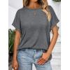 imageAUTOMET Womens Summer Tops Oversized Short Sleeve Business Casual T Shirts Trendy Fashion Clothes Spring Outfits 2025Dar Kgrey