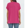 imageAUTOMET Womens Summer Tops Oversized Short Sleeve Business Casual T Shirts Trendy Fashion Clothes Spring Outfits 2025Hot Pink