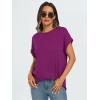 imageAUTOMET Womens Summer Tops Oversized Short Sleeve Business Casual T Shirts Trendy Fashion Clothes Spring Outfits 2025Purple