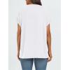 imageAUTOMET Womens Summer Tops Oversized Short Sleeve Business Casual T Shirts Trendy Fashion Clothes Spring Outfits 2025White