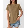 imageAUTOMET Womens Summer Tops Workout Shirts Beach Vacation Outfits Business Tshirts Dressy Fashion Spring Clothes 2025Coffee