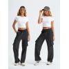 imageAUTOMET Womens Sweatpants Wide Leg Cargo Barrel Pants Fall Fashion Outfits Sweats Baggy Winter Clothes Parachute JoggersBlack