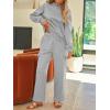 imageAUTOMET Womens Sweatsuits 2 Piece Outfits Fall Sweat Sets Lounge Hoodies and Cargo Pants Wide Leg with PocketsDarkgrey