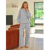 imageAUTOMET Womens Sweatsuits 2 Piece Outfits Fall Sweat Sets Lounge Hoodies and Cargo Pants Wide Leg with PocketsDarkgrey