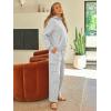 imageAUTOMET Womens Sweatsuits 2 Piece Outfits Fall Sweat Sets Lounge Hoodies and Cargo Pants Wide Leg with PocketsGrey