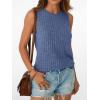 imageAUTOMET Womens Tank Tops Sleeveless Tunic Shirts Summer Fashion Basic Soft Clothes 2025 Casual Trendy Vacation Spring OutfitsDarkblue