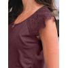 imageAUTOMET Womens Tops Casual Dressy Lace Summer Tee 2025 Cap Sleeve T Shirts Cute Basic Trendy Fashion Spring OutfitsWinered