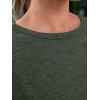 imageAUTOMET Womens Tops Shorts Sleeve Shirts for Summer Spring Beach Vacation Plus Size Oversized Casual Tee for Teen Girls 202502armygreen