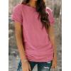 imageAUTOMET Womens Tops Shorts Sleeve Shirts for Summer Spring Beach Vacation Plus Size Oversized Casual Tee for Teen Girls 202502hotpink