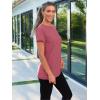 imageAUTOMET Womens Tops Shorts Sleeve Shirts for Summer Spring Beach Vacation Plus Size Oversized Casual Tee for Teen Girls 202502hotpink