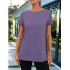 imageAUTOMET Womens Tops Shorts Sleeve Shirts for Summer Spring Beach Vacation Plus Size Oversized Casual Tee for Teen Girls 202502lavenderpurple
