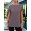imageAUTOMET Womens Tops Shorts Sleeve Shirts for Summer Spring Beach Vacation Plus Size Oversized Casual Tee for Teen Girls 202502rosetaupe