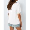 imageAUTOMET Womens Tops Summer Sweater Long Tunic Dressy Casual Blouses Business Cute Trendy Short Sleeve Shirt 2025White
