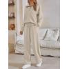 imageAUTOMET Womens Track Suits Set Sweatsuits Two Piece Outfits Lounge Sets Half Zip Lapel Sweatshirts Fall Fashion ClothesKhaki