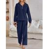 imageAUTOMET Womens Track Suits Set Sweatsuits Two Piece Outfits Lounge Sets Half Zip Lapel Sweatshirts Fall Fashion ClothesNavyblue