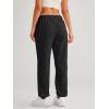 imageAUTOMET Womens Winter Casual Baggy Fleece Lined Sweatpants Fashion High Waisted Joggers Pants Athletic Clothes with PocketsBlack