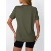 imageAUTOMET Womens Workout Tops Short Sleeve Gym Shirts Summer Athletic Yoga Tshirts Loose Fit Casual Clothes 2025Armygreen