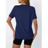 imageAUTOMET Womens Workout Tops Short Sleeve Gym Shirts Summer Athletic Yoga Tshirts Loose Fit Casual Clothes 2025Darkblue