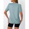 imageAUTOMET Womens Workout Tops Short Sleeve Gym Shirts Summer Athletic Yoga Tshirts Loose Fit Casual Clothes 2025Lakeblue