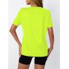 imageAUTOMET Womens Workout Tops Short Sleeve Gym Shirts Summer Athletic Yoga Tshirts Loose Fit Casual Clothes 2025Neongreen