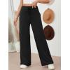 imageAUTOMET Womes Pajama Pants Wide Leg Comfy Casual Lounge Yoga Pants High Waisted Drawstring Bottoms Fall Trendy 2025Black