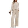 imageAUTOMET Two Piece Sets for Women Mock Neck Fall Outfits 2025 Matching Lounge Sweat Set Airport Travel Sweatsuits Comfy SetsAprioct